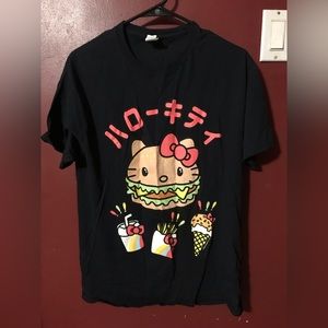 (5/$10) Hello Kitty Hamburger T-shirt